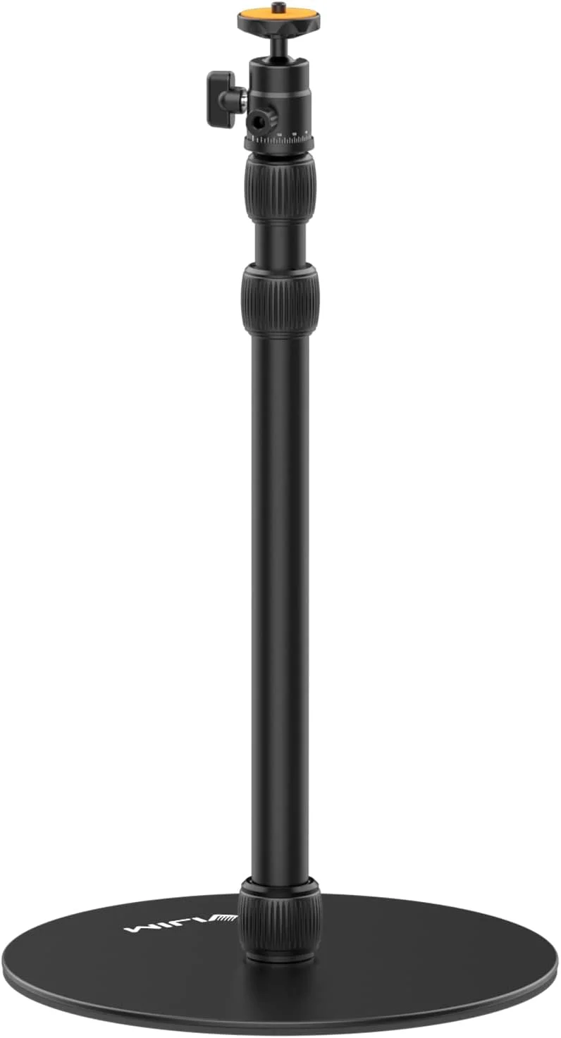 پایه زمینی آلومینیومی پروژکتور jusmo LS09 برای پروژکتورهای ویدیویی Nebula/XGIMI/سایر، پایه دوربین Mevo، قابل تنظیم 42-88 سانتی متر، سازگار با پروژکتور/دوربین/تلفن/GoPro/وب کم/چراغ ها