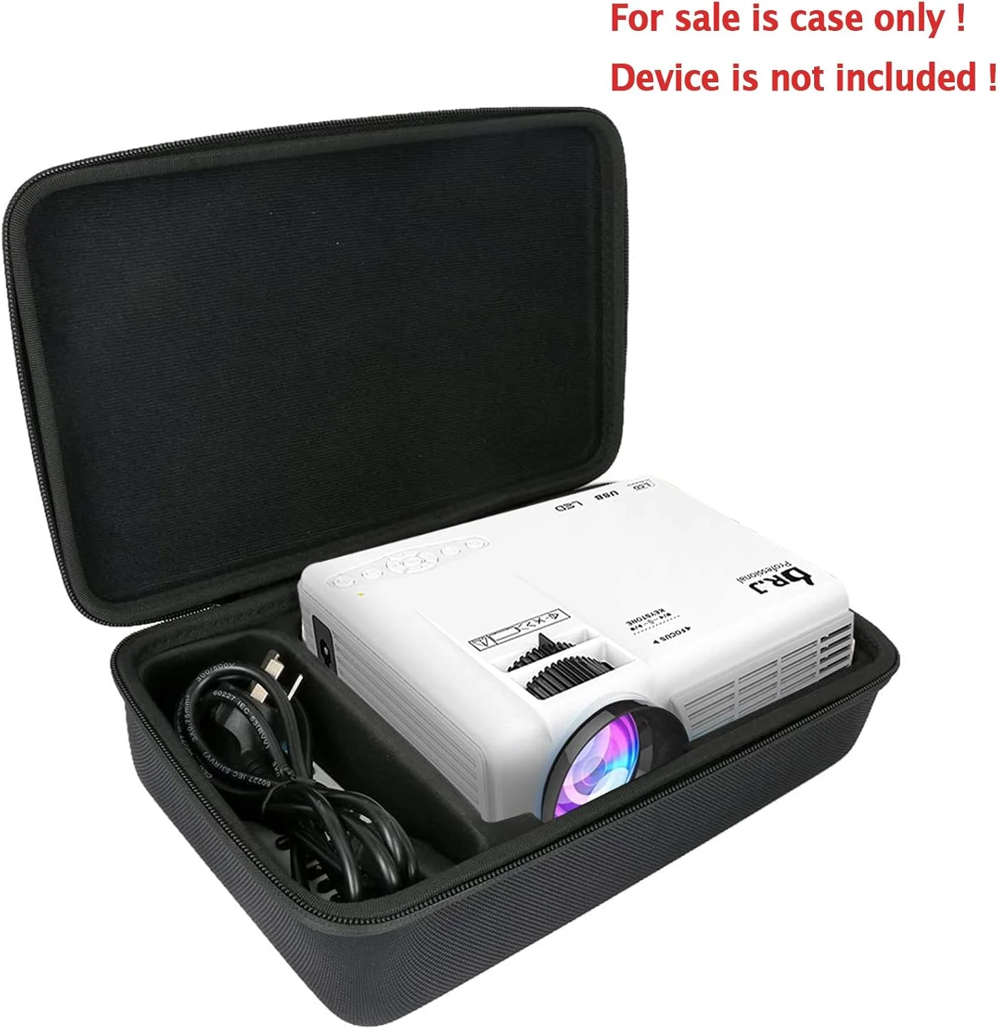 کیف حمل سخت Khanka جایگزین برای پروژکتور فیلم مینی DR. J Professional HI-04 1080P (مشکی)