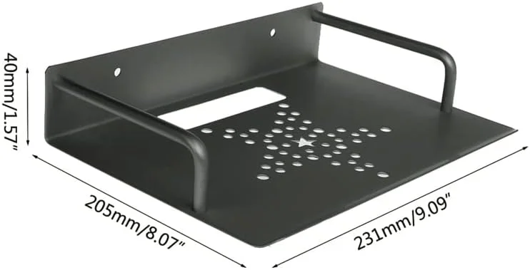 پایه پروژکتور دیواری چند منظوره خانگی، پایه کوچک پروژکتور، پایه جعبه تنظیم تلویزیون، پایه نگهدارنده روتر وای فای