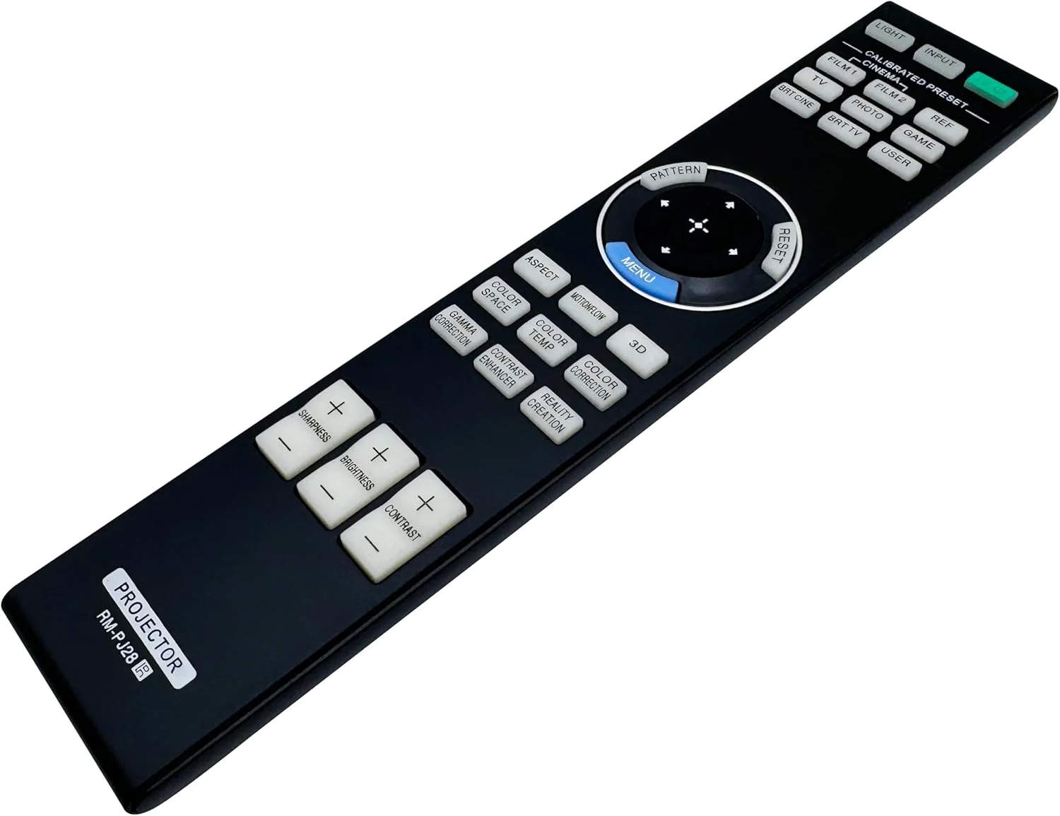 ریموت کنترل سازگار RM-PJ28 برای پروژکتورهای سونی VPL-GTZ1, VPL-HW65ES, VPL-VW255ES, VPL-VW260ES, VPL-VW270ES, VPL-VW285ES, VPL-VW290ES, VPL-VW295ES, VPL-VZ1000ES, VPL-XW5000ES