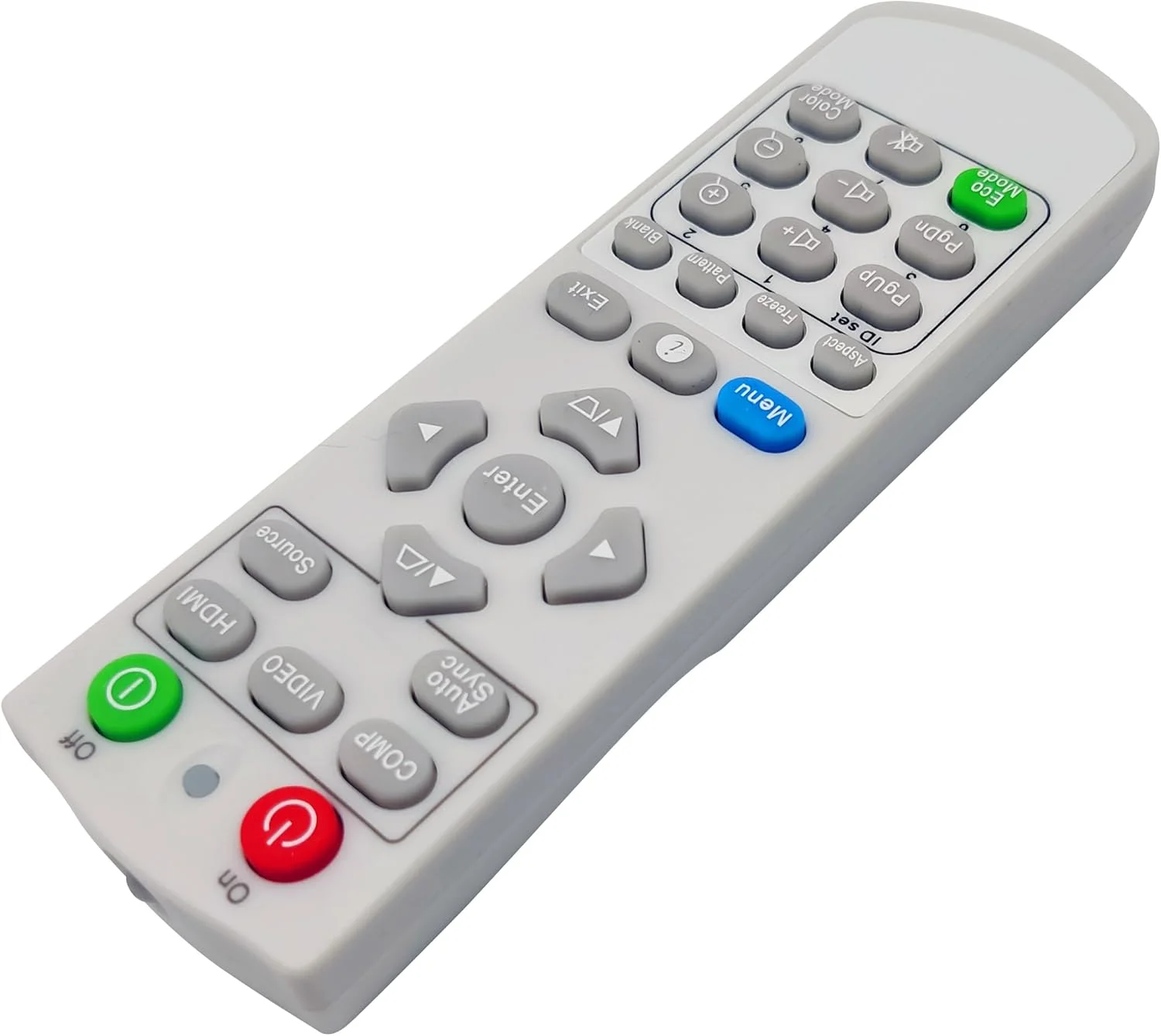 ریموت کنترل سازگار Kindsion A-00010061 برای پروژکتورهای ViewSonic مدل‌های LS500W, LS600W, PX701HDP, PA500S, PA501S, PA503S, PX702HD, PX703HD, PX728-4K, PX748-4K