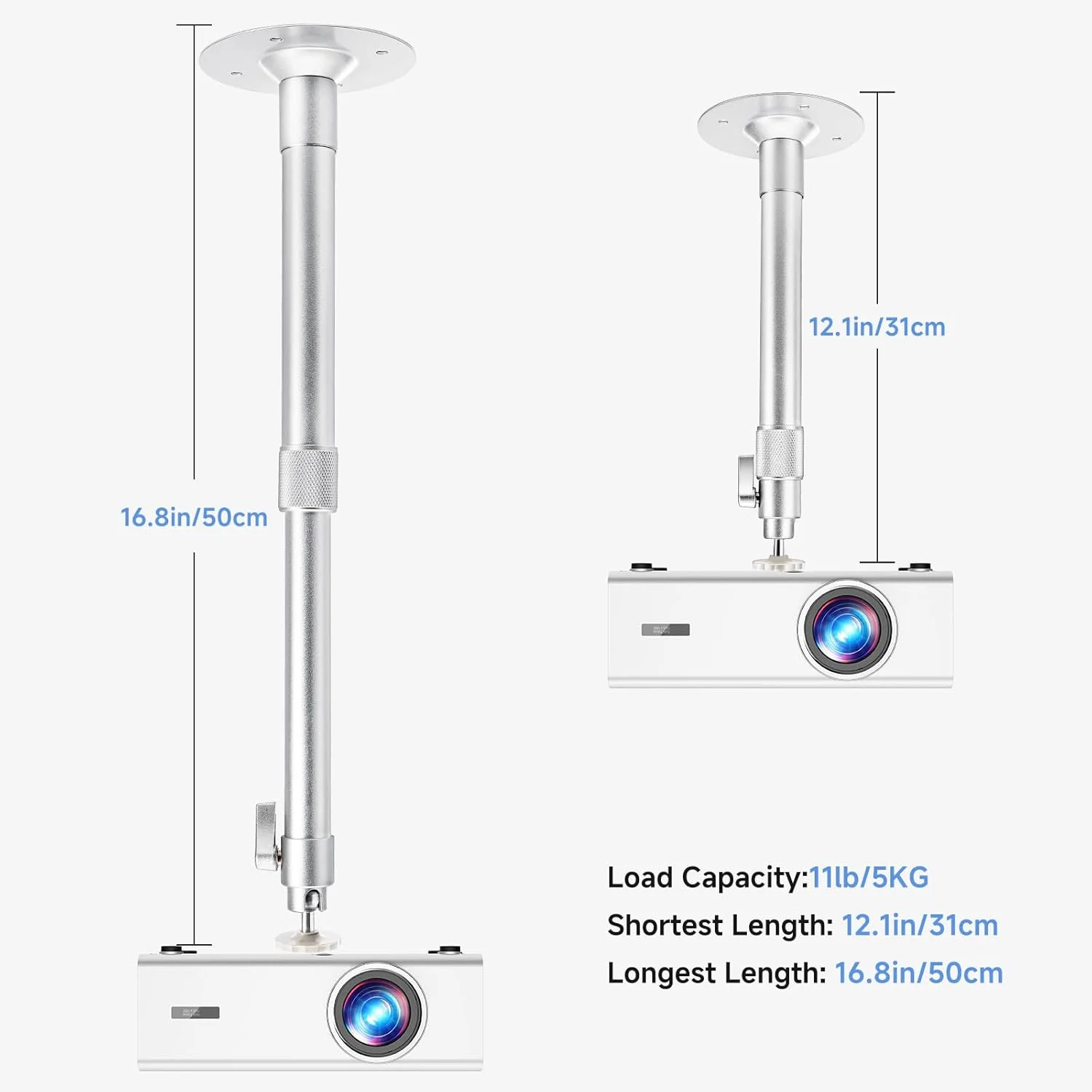 پایه نصب پروژکتور کوچک KOGATA، پایه دیواری سقفی مینی پروژکتور