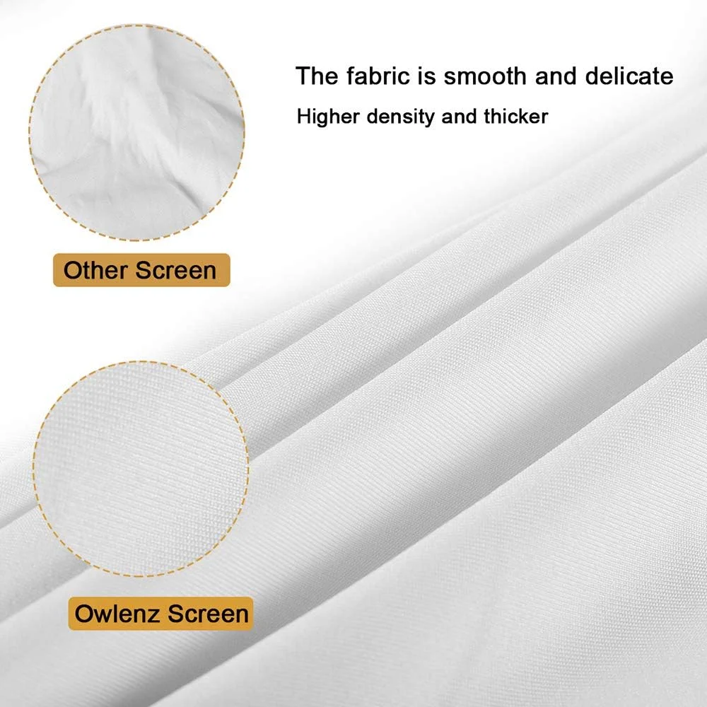 پرده نمایش پروژکتور قابل حمل 70 اینچی Labymos HD با نسبت تصویر 16:9، تاشو، ضخیم و بادوام برای سینمای خانگی و فضای باز