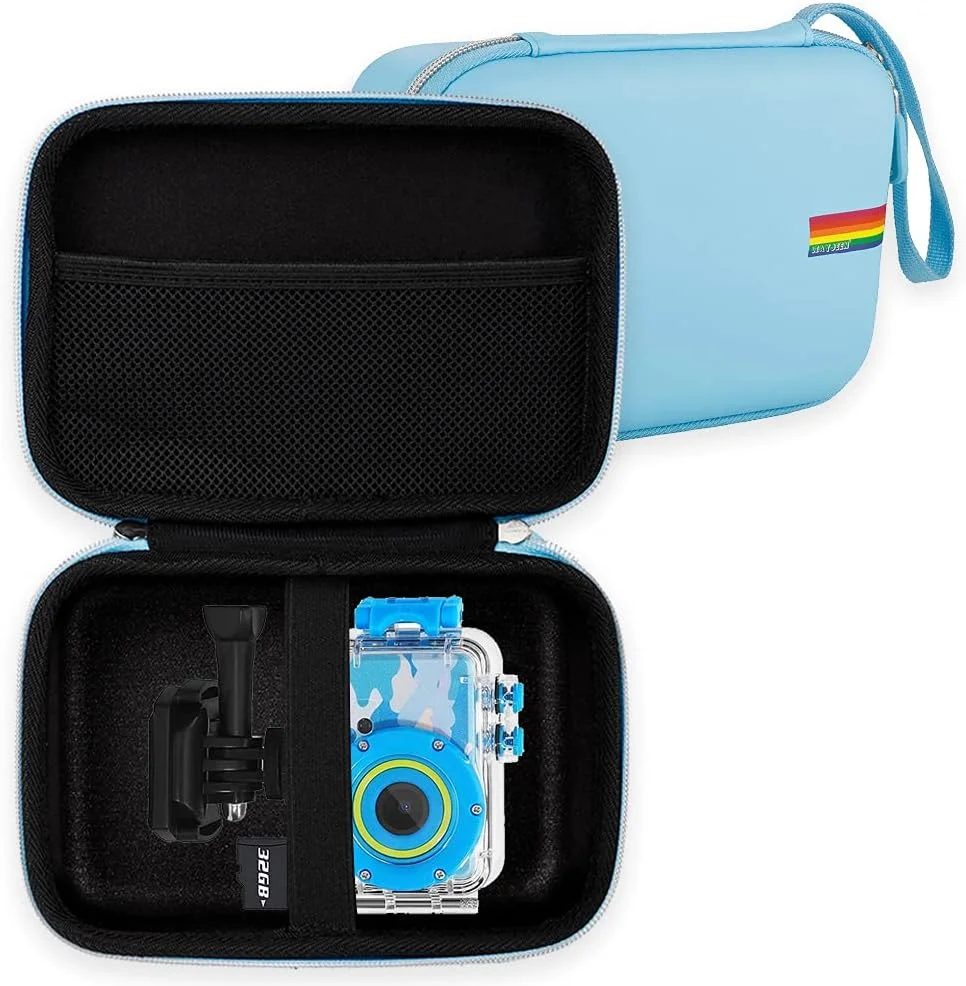 کیف حمل پروژکتور Leayjeen Pico سازگار با پروژکتور مینی جدید Artlii 2021 و لوازم جانبی (فقط کیف) (آبی)