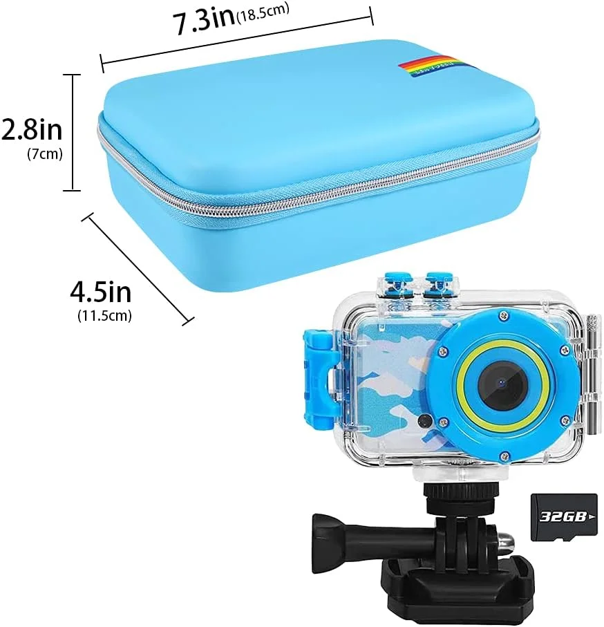 کیف حمل پروژکتور Leayjeen Pico سازگار با پروژکتور مینی جدید Artlii 2021 و لوازم جانبی (فقط کیف) (آبی)