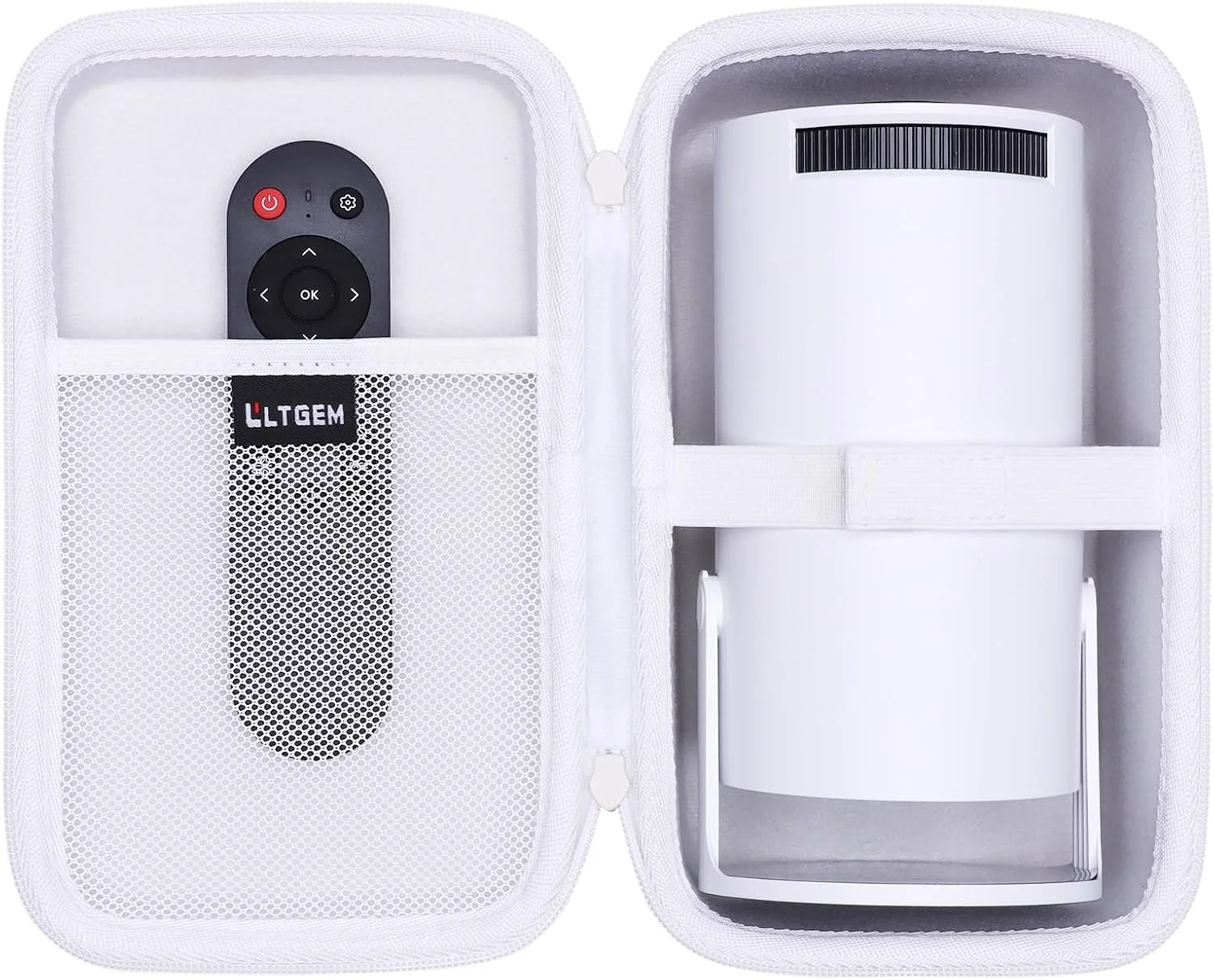 کیف سخت LTGEM سازگار با مینی پروژکتور Maypug، سفید