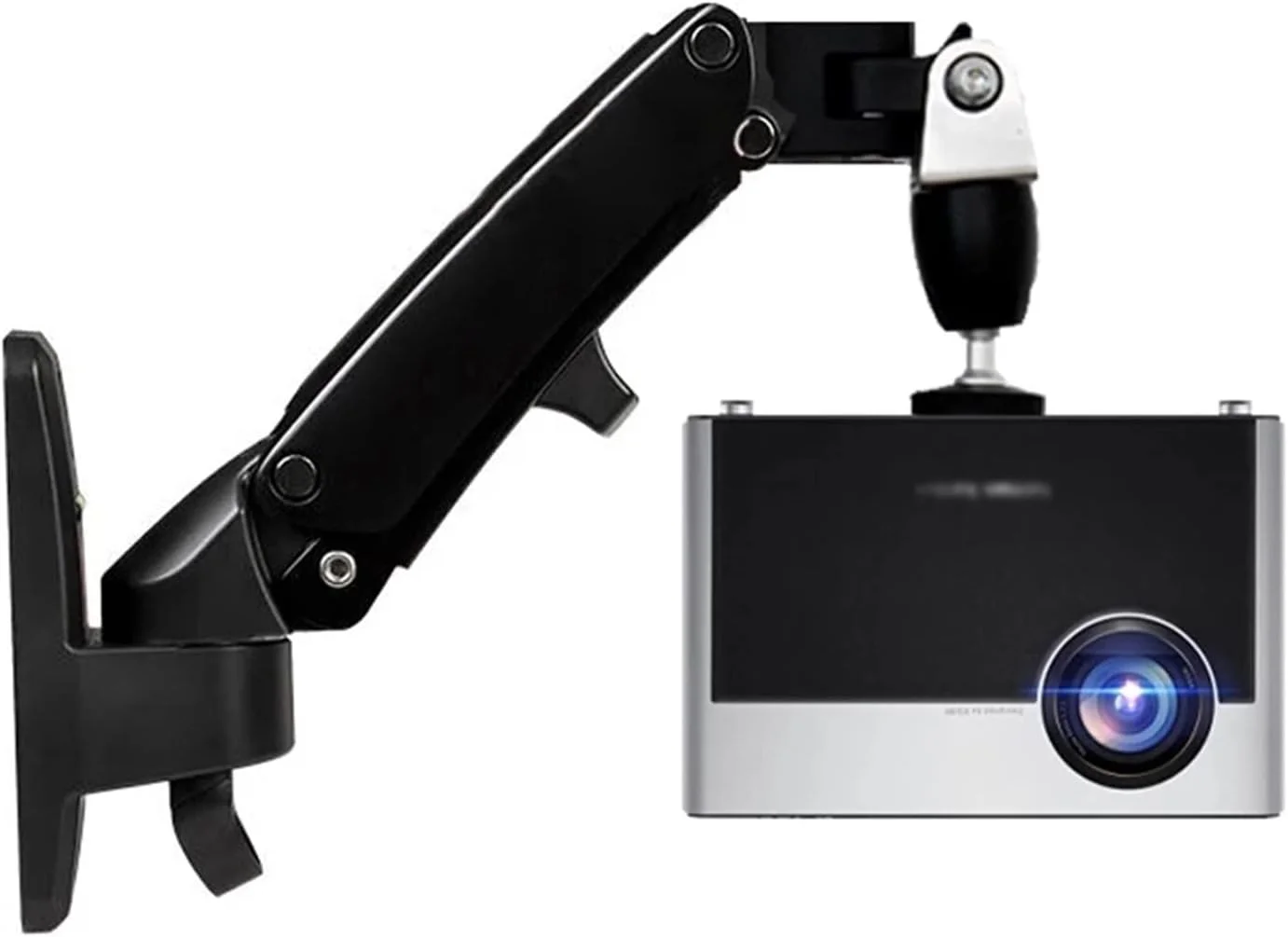 پایه پروژکتور شیب دار فنری گازی یونیورسال، پایه سقفی آلیاژ آلومینیوم با چرخش 360 درجه