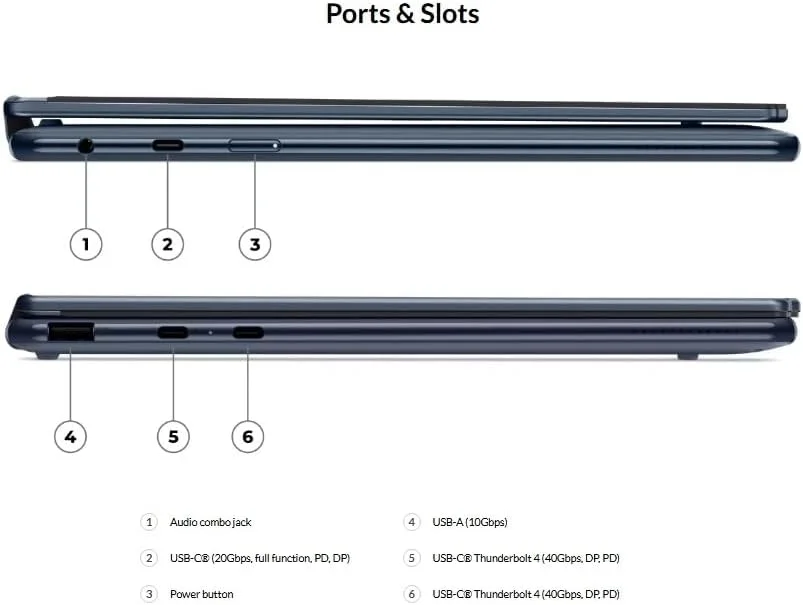 لپ تاپ 2 در 1 لنوو Yoga 9i Aura Edition با پردازنده Intel Core Ultra 7 258V، صفحه نمایش لمسی 14 اینچی 2.8K با روشنایی 1100 نیت (HDR) OLED، حافظه 32 گیگابایتی LPDDR5X-8533MT/s، حافظه SSD 1 ترابایتی، Wi-Fi 7، قلم و Windows 11 Pro لپ تاپ 2 در 1 لنوو Yoga 9i Aura Edition با پردازنده Intel Core Ultra 7 258V، صفحه نمایش لمسی 14 اینچی 2.8K با روشنایی 1100 نیت (HDR) OLED، حافظه 32 گیگابایتی LPDDR5X-8533MT/s، حافظه SSD 1 ترابایتی، Wi-Fi 7، قلم و Windows 11 Pro