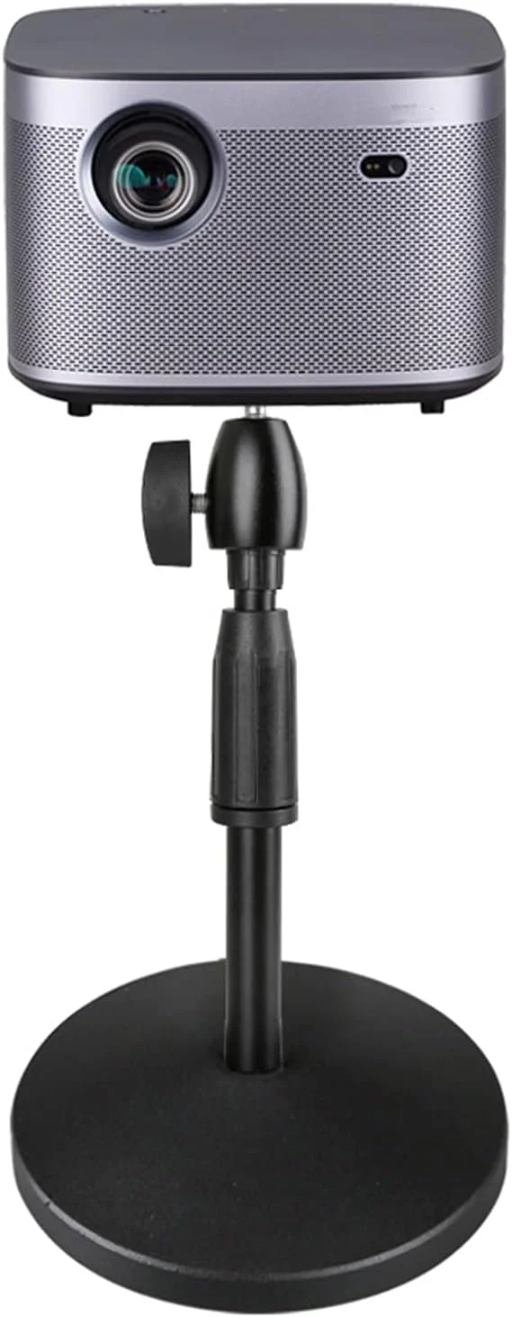 پایه نگهدارنده پروژکتور، براکت پروژکتور، پایه رومیزی مینی پروژکتور با قابلیت تنظیم زاویه، طول 280-390 میلی‌متر، تحمل وزن 5 کیلوگرم، مناسب برای دفتر، خانه، استیج یا استودیو