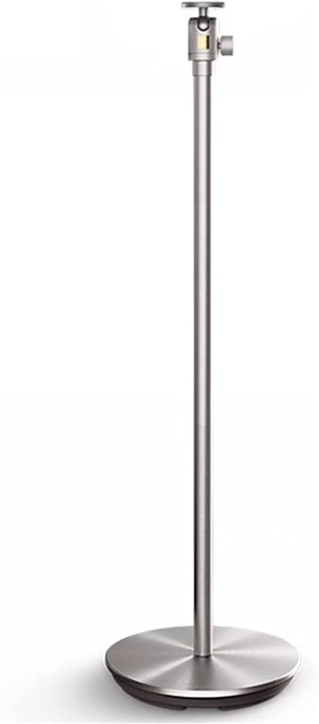 پایه پروژکتور، براکت پروژکتور، پایه نگهدارنده پروژکتور، پایه زمینی پروژکتور با قابلیت تنظیم زاویه، چرخش 360 درجه، ارتفاع 30 تا 100 سانتی متر، نقره ای، براکت جهانی پروژکتور