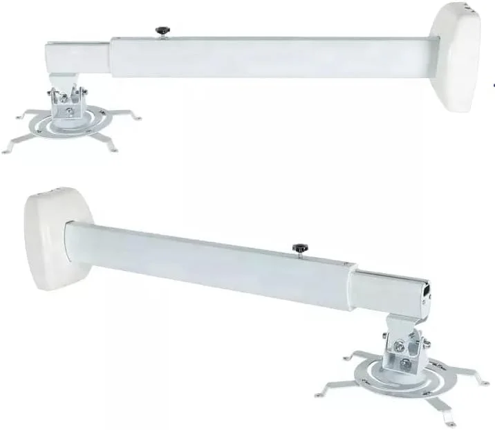 پایه دیواری پروژکتور با پرتاب کوتاه، ظرفیت باربری سنگین 40 کیلوگرم، طول قابل تنظیم و چرخش 360 درجه، مناسب برای انواع مدل ها با مدیریت کابل | TF-SM120-W