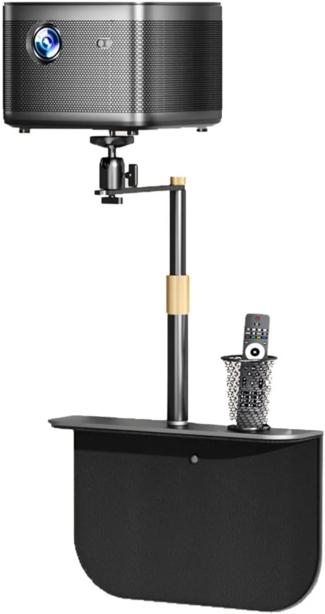 پایه پروژکتور سه پایه، براکت پروژکتور، قفسه آویز دیواری کنار تخت، پروژکتور جهانی مخفی، نگهدارنده پروژکتور خانگی، آویز دیواری، پایه آویز پروژکتور
