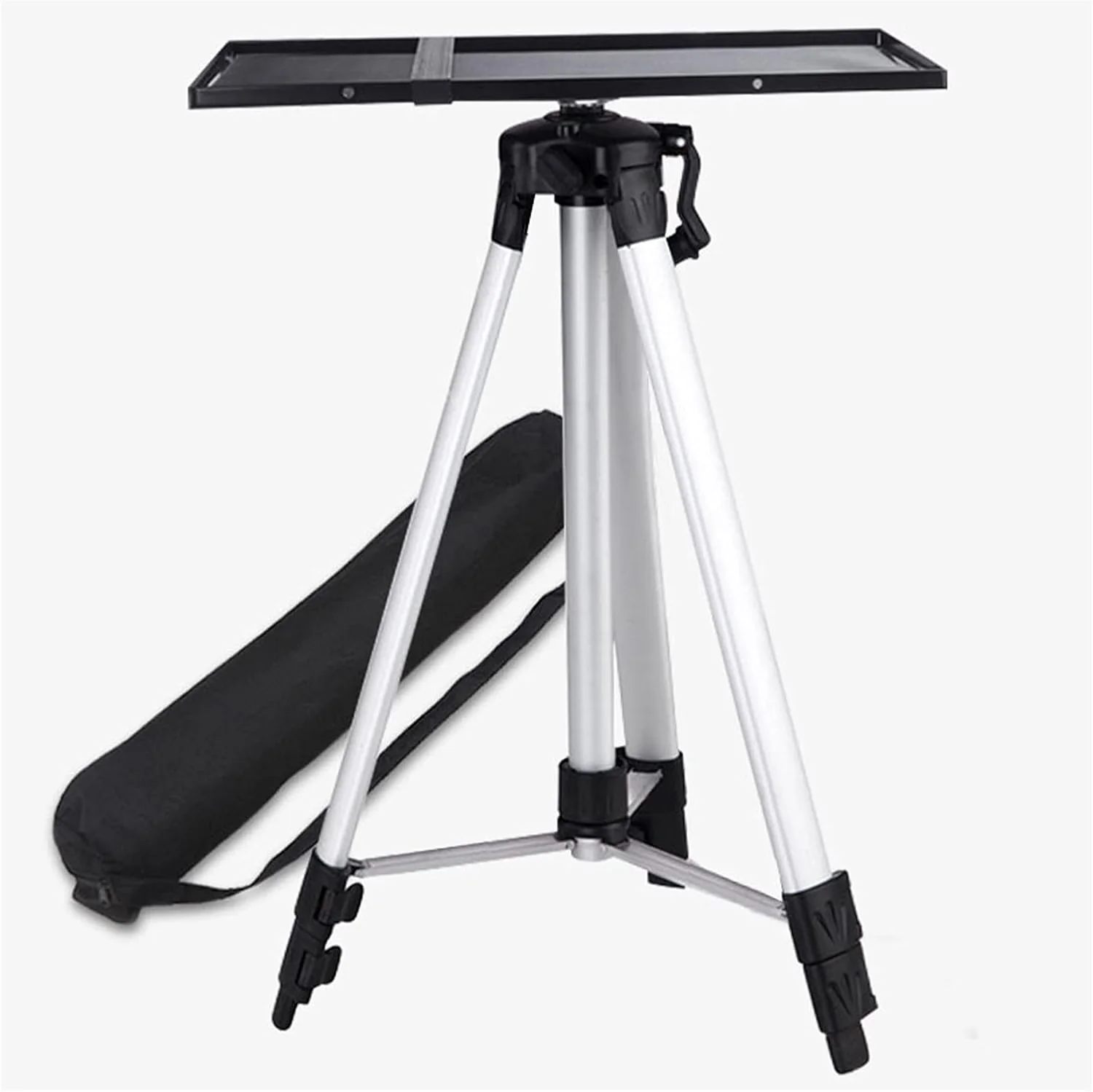 پایه پروژکتور سه پایه پایه پروژکتور سه پایه لپ تاپ سه پایه تاشو ایستاده سه پایه زمینی قابل تنظیم ارتفاع 53.5-20.9 اینچ براکت جهانی پروژکتور