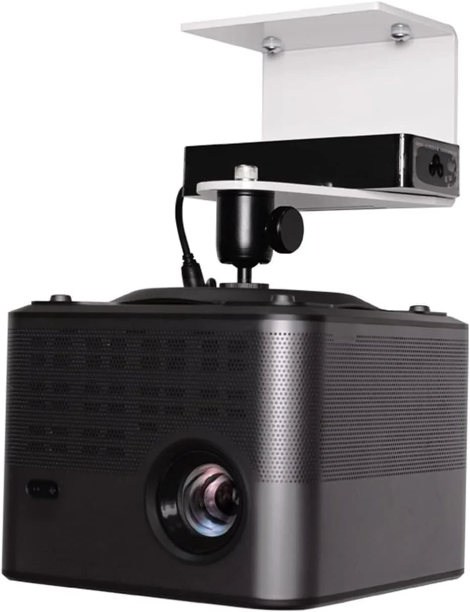 پایه پروژکتور، براکت پروژکتور، پایه سقفی پروژکتور، براکت آلیاژ آلومینیوم پروژکتور جهانی با قابلیت تنظیم 360 درجه برای پروژکتورهای خانگی و اداری