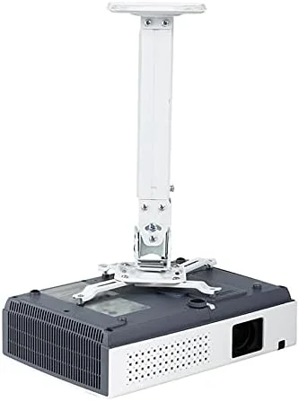 پایه پروژکتور، نگهدارنده پروژکتور، براکت نصب سقفی پروژکتور مناسب برای سقف های صاف یا شیب دار با قابلیت تنظیم ارتفاع و طول قابل افزایش 26 تا 38 سانتی متر