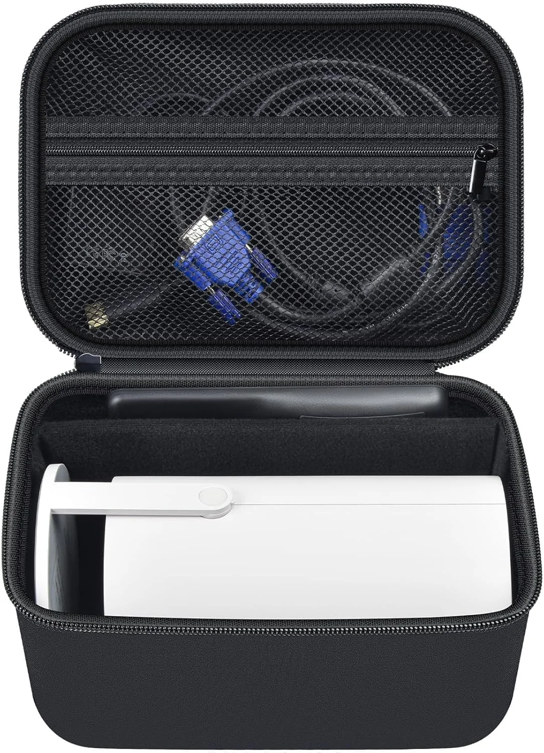 کیف پروژکتور کوچک سازگار با Magcubic، Alwtniet، Limimart، Aubor، HIPPUS پروژکتور قابل حمل 4K 1080P، نگهدارنده و سازمان دهنده لوازم جانبی پروژکتور هوشمند (فقط جعبه)