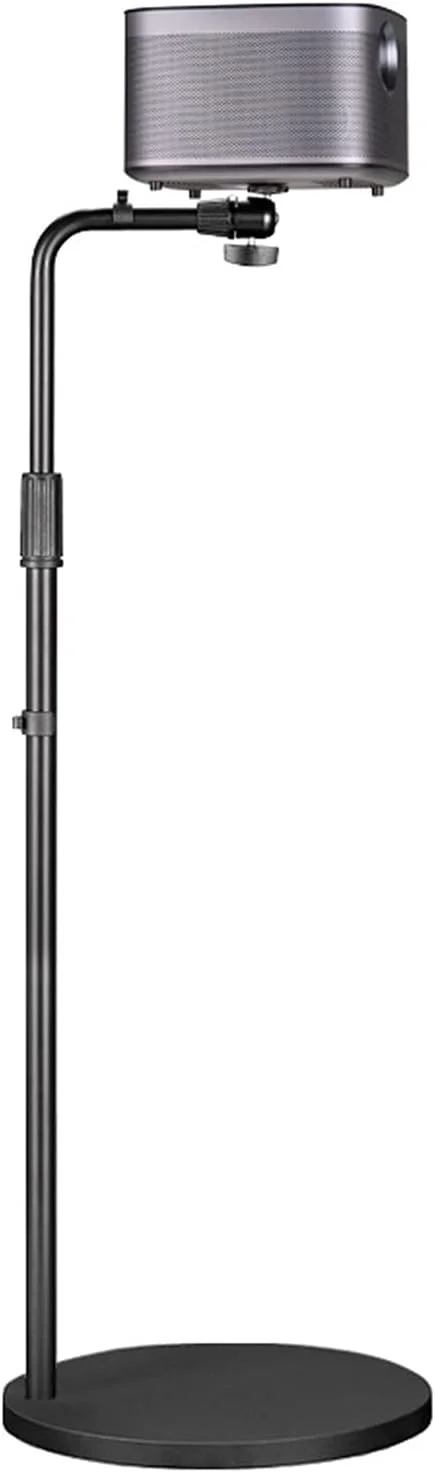 پایه پروژکتور، قفسه نصب پروژکتور، پایه زمینی پروژکتور با طول قابل افزایش و ارتفاع قابل تنظیم تا 145 سانتی متر - پایه پروژکتور مشکی