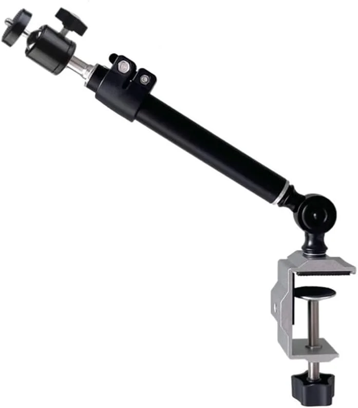 پایه رومیزی افقی ثابت پروژکتور، پایه پروژکتور، قفسه کنار تختی، پایه پروژکتور با گیره قابل تنظیم (بزرگ)