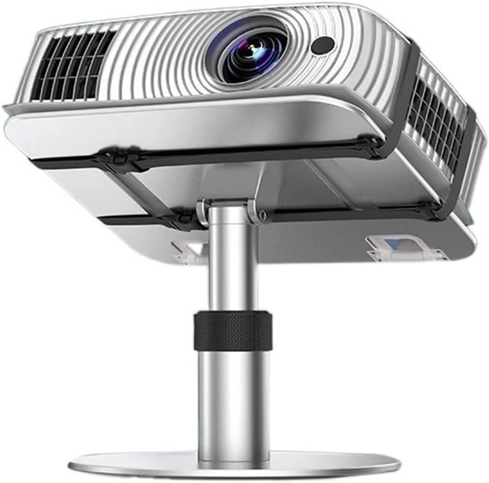 پایه رومیزی پروژکتور با سینی نگهدارنده، مناسب برای منزل، کنار تخت، با قابلیت تنظیم ارتفاع، تلسکوپی و جهانی مدل B(A)