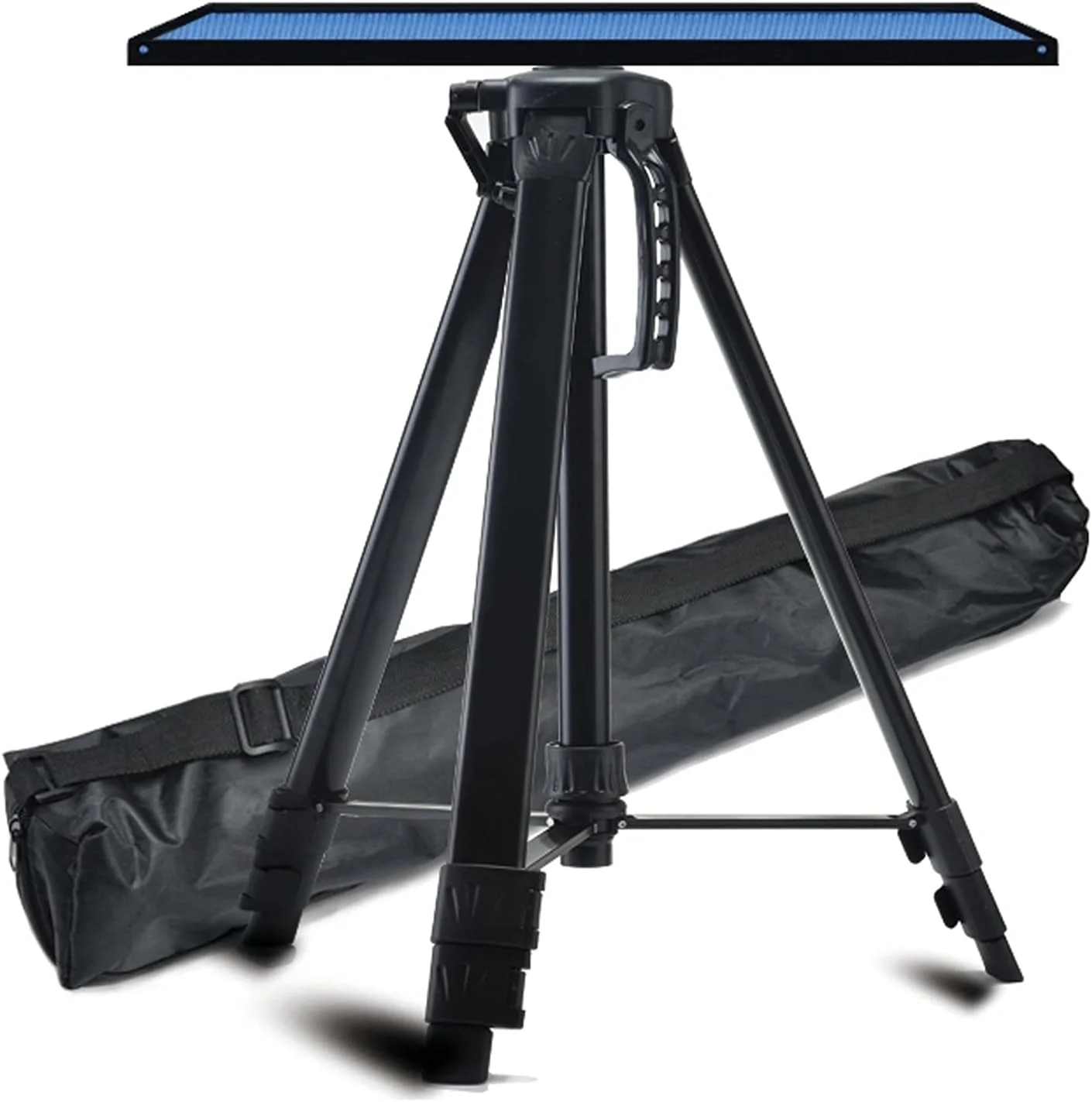 پایه پروژکتور، سه پایه سبک و قابل تنظیم، نگهدارنده پایه زمینی با سر توپی چرخان 360 درجه با ارتفاع 43 تا 119 سانتی متر به همراه کیف حمل، پایه جهانی پروژکتور