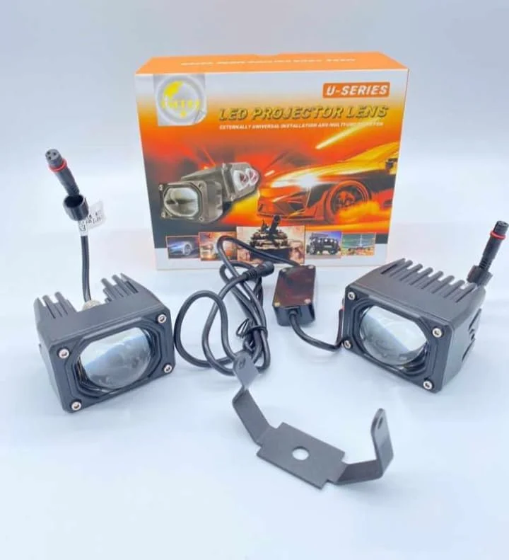 کیت لنز پروژکتور LED سری U، چراغ های پروژکتور دوتایی با براکت نصب