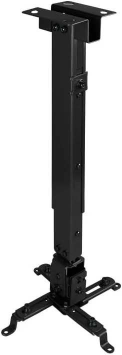 پایه نصب پروژکتور - پایه سقفی شیب دار مشکی با قابلیت تنظیم زاویه، نصب آسان و جنس بادوام و مقاوم