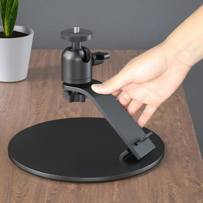 پایه نگهدارنده پروژکتور، پایه رومیزی پروژکتور با سوراخ پیچ و گیمبال برای پروژکتور، پایه قابل تنظیم پروژکتور