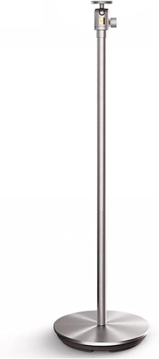 پایه پروژکتور، براکت نصب پروژکتور، پایه نگهدارنده پروژکتور، پایه ایستاده پروژکتور، قابل تنظیم زاویه، چرخش 360 درجه، ارتفاع 30 تا 100 سانتی متر، نقره ای، مناسب برای دفاتر