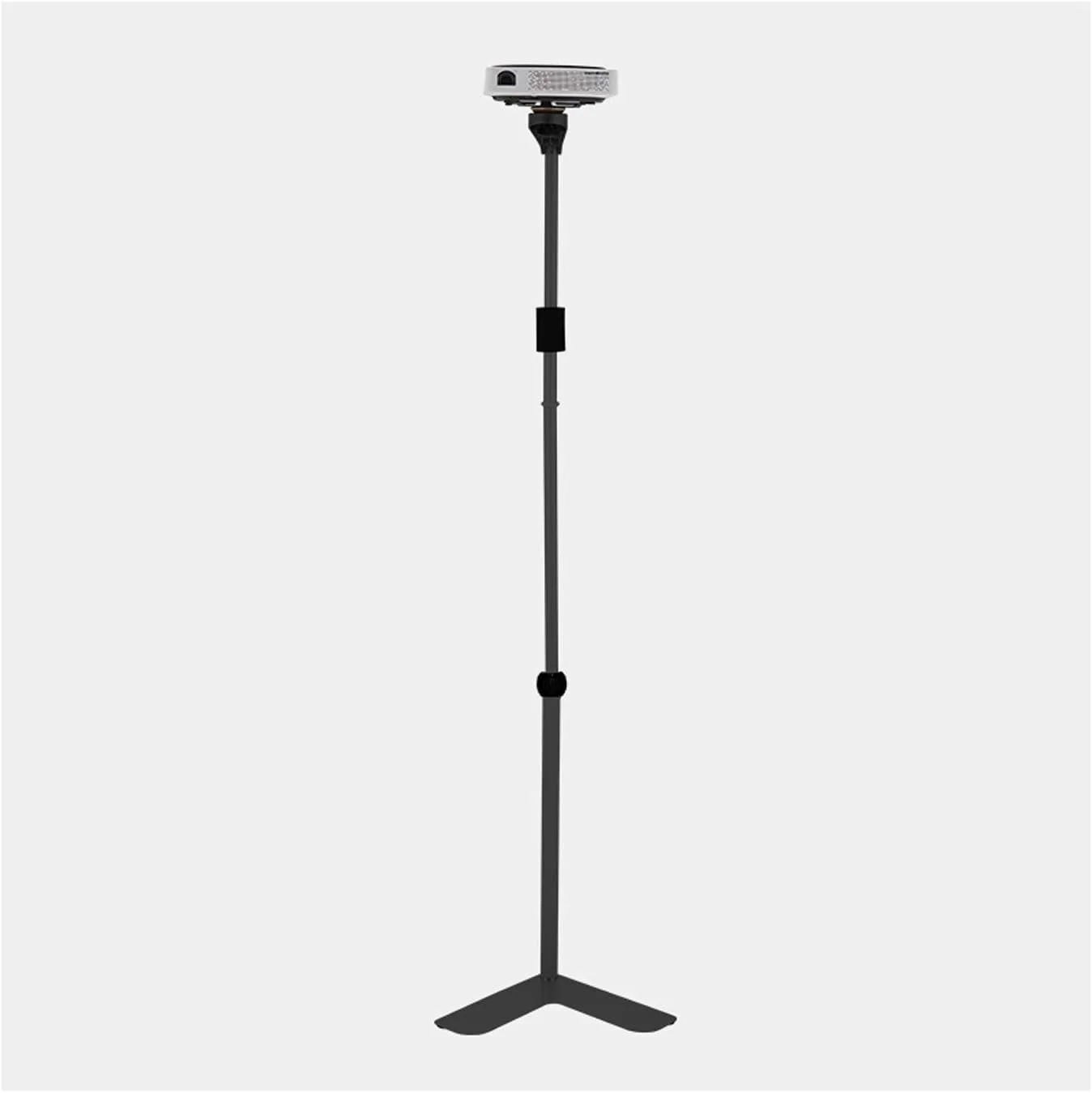 پایه پروژکتور، براکت نصب پروژکتور، پایه زمینی سبک وزن با قابلیت تنظیم ارتفاع و سر توپی چرخان 360 درجه برای پروژکتور، پایه دوربین کوچک مناسب دفتر کار/مشکی