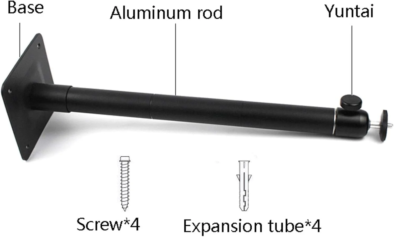پایه پروژکتور، براکت نصب پروژکتور، آویز پروژکتور جهانی، آویز خانگی اداری، بالابر ثابت، براکت پروژکتور دیواری، پایه های پروژکتور مشکی مناسب برای دفتر کار
