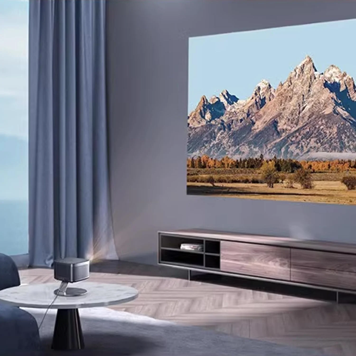 پایه سقفی پروژکتور رومیزی، پایه پروژکتور پانوراما و شیب دار برای اتاق خواب، طراحی محفظه چرخشی مناسب برای پروژکتورها (یقه)