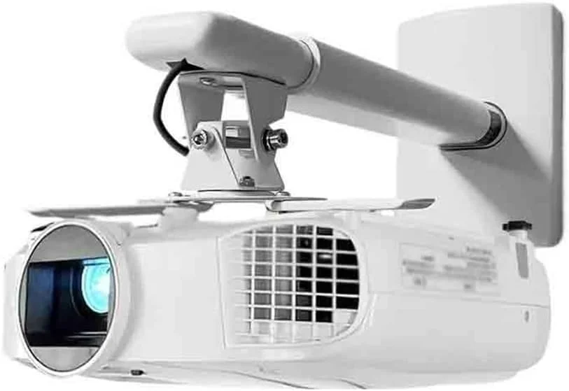 براکت پروژکتور، براکت برای نصب دیواری پروژکتور، براکت بالابر دیواری، پایه پروژکتور ضخیم و تقویت شده جمع شونده در بالا، نگهدارنده پروژکتور