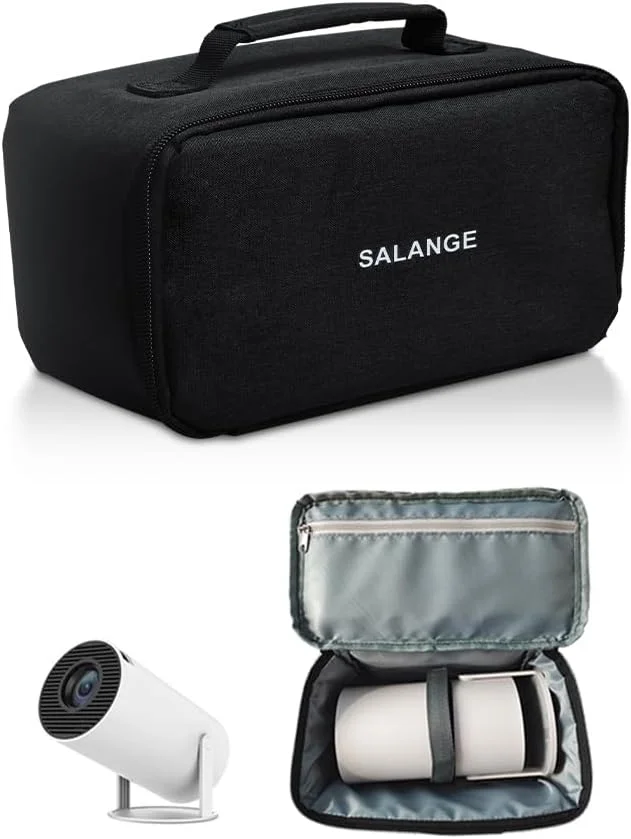 کیف پروژکتور قابل حمل برای حمل و نگهداری پروژکتور، مناسب برای اکثر پروژکتورها و لوازم جانبی، 24 سانتی متر در 13 سانتی متر در 12.5 سانتی متر، (پروژکتور شامل نمی شود)، مشکی