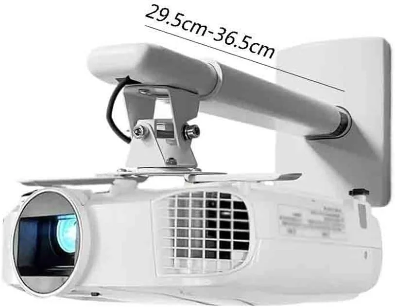 براکت پروژکتور، براکت برای نصب دیواری پروژکتور، براکت بالابر دیواری، پایه پروژکتور ضخیم و تقویت شده جمع شونده در بالا، نگهدارنده پروژکتور