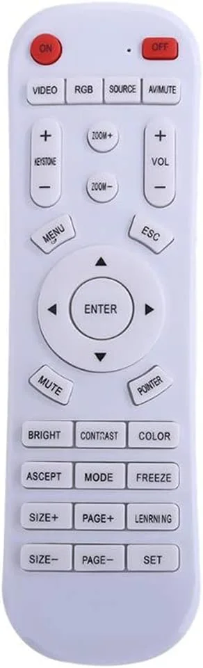 کنترل از راه دور پروژکتور، برای مدل های 1648806 EX3200 EX3240 EX5240 EX5250 EX7240 EX9200 VS240 VS340 VS345 PowerLite 1224 1264