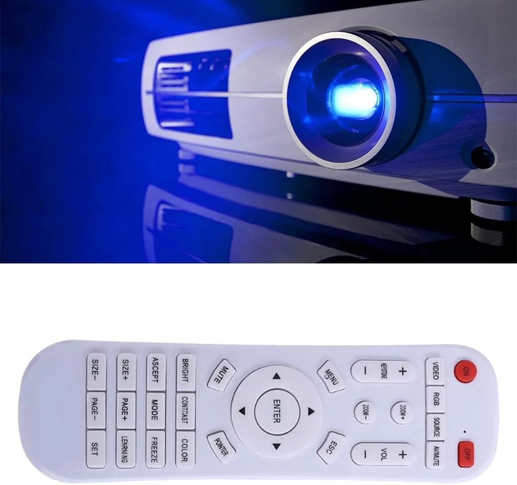 کنترل از راه دور پروژکتور، برای مدل های 1648806 EX3200 EX3240 EX5240 EX5250 EX7240 EX9200 VS240 VS340 VS345 PowerLite 1224 1264