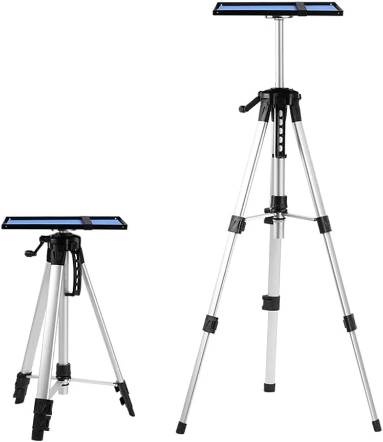 پایه سه پایه پروژکتور، پایه صفحه نمایش پروژکتور تاشو مناسب برای دفتر کار، سینمای خانگی، نمایشگاه، پیشخوان و غیره (B)