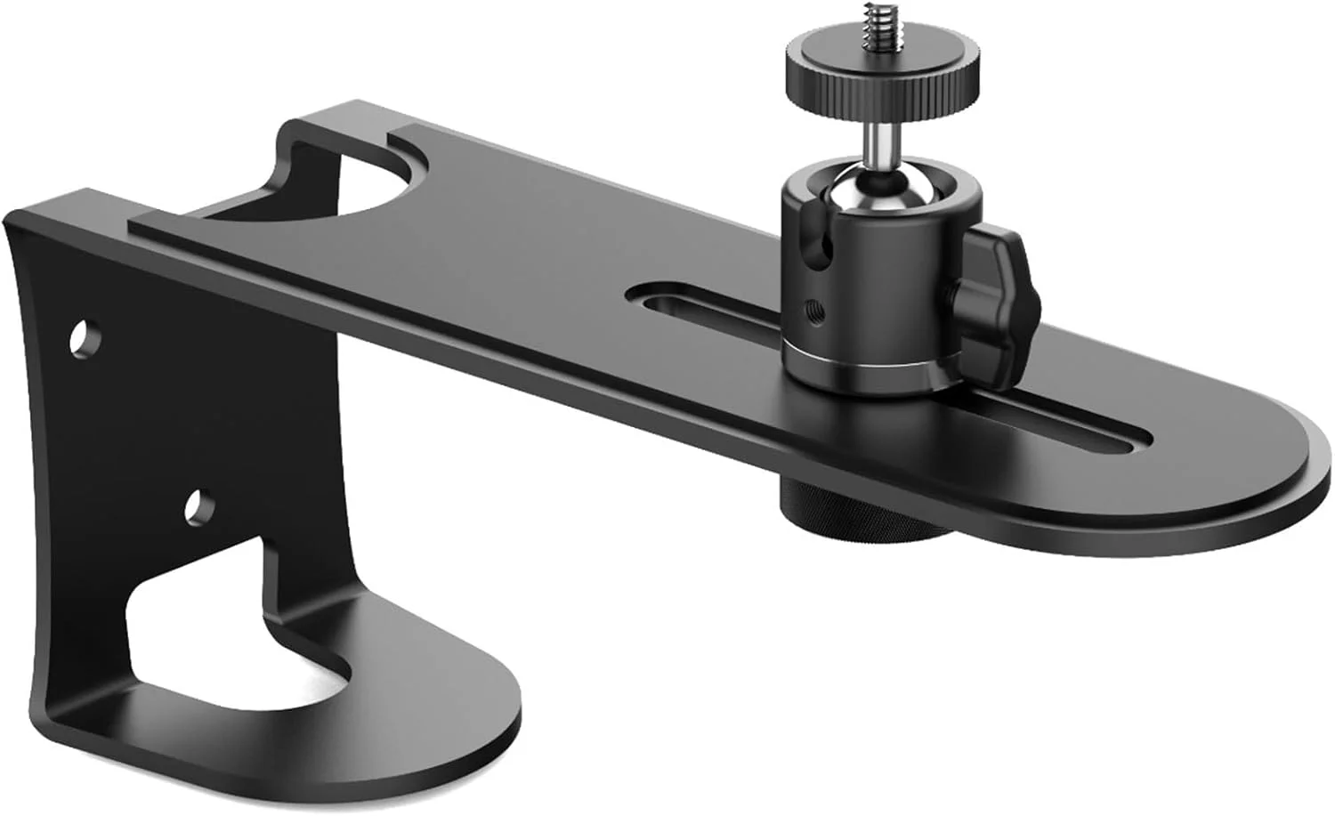 پایه دیواری فلزی پروژکتور با چرخش کامل 360 درجه و نصب زاویه دار قابل تنظیم، سازگار با اکثر سیستم های سینمای خانگی، پایه پروژکتور آلومینیومی سنگین