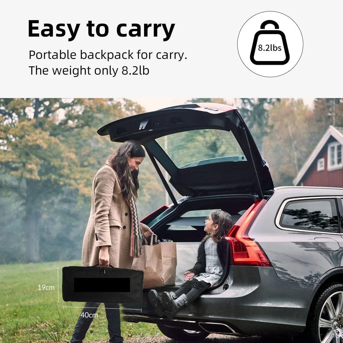 پرده نمایش و پایه پروژکتور، 120 اینچ قابل حمل برای داخل و خارج از منزل، نسبت تصویر 16:9 4K HD بدون چروک و سبک وزن به همراه کیف حمل برای شب های فیلم در حیاط خلوت