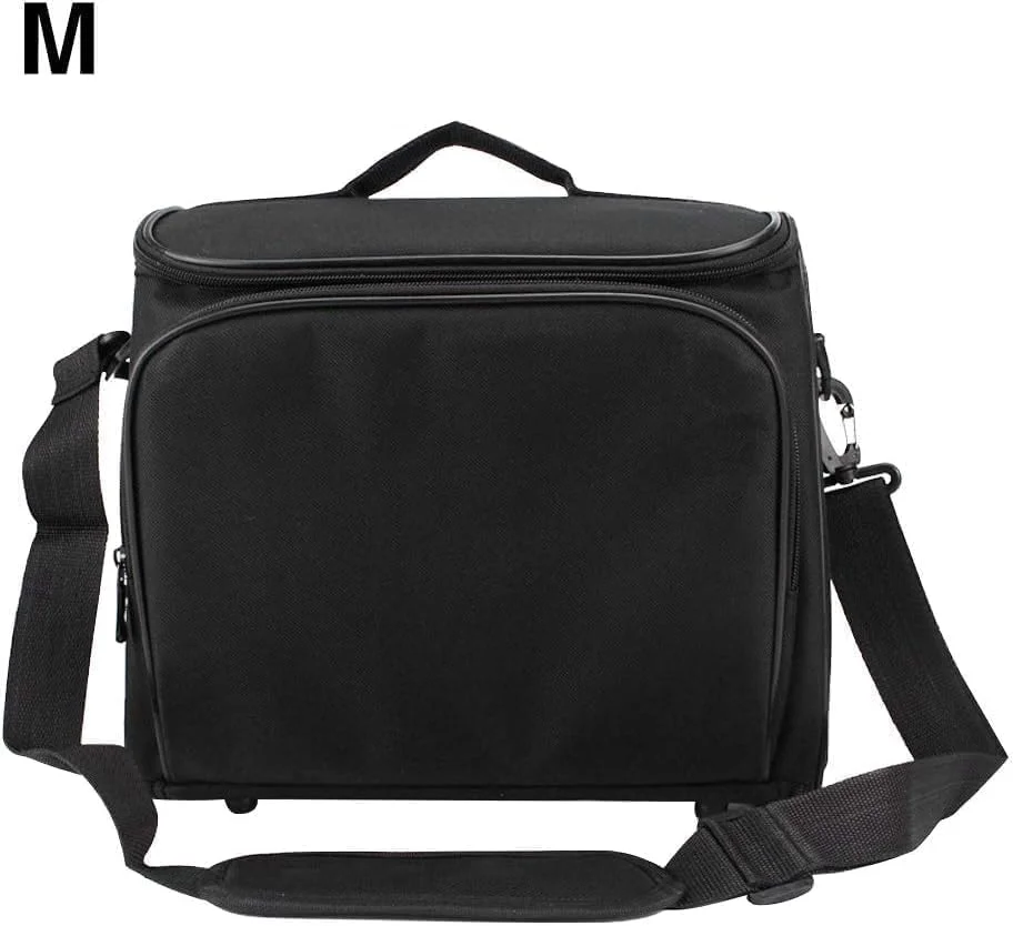 کیف پروژکتور / کیف حمل پروژکتور ویدئویی / کیف پروژکتور ضد ضربه با بند شانه / کیف پروژکتور با زیپ و جیب های لوازم جانبی (M)