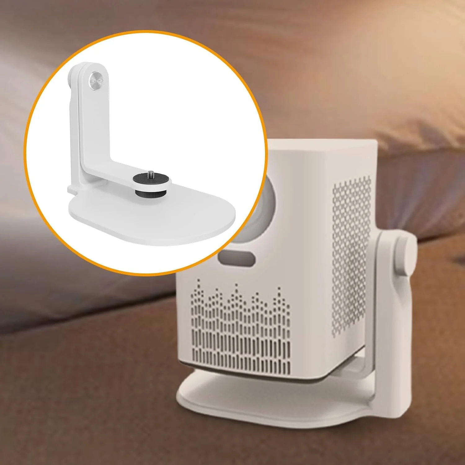 پایه رومیزی پروژکتور، پایه رومیزی پروژکتور قابل تنظیم 360 درجه - نگهدارنده رومیزی، کنار تخت برای اتاق خواب و نشیمن