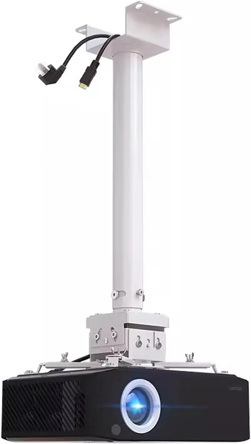 براکت آویز پایه پروژکتور، براکت جهانی آویز سقفی، میله آویز تلسکوپی ثابت پشتیبانی ویدئو