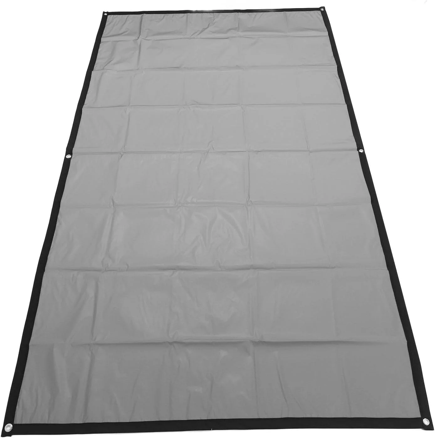 پرده نمایش پروژکتور، پرده نمایش ضد نور PVC مصنوعی قابل شستشو برای داخل و خارج از منزل، ضد چروک 16:9 HD جلو و عقب برای سینمای خانگی، نصب دیواری با قلاب