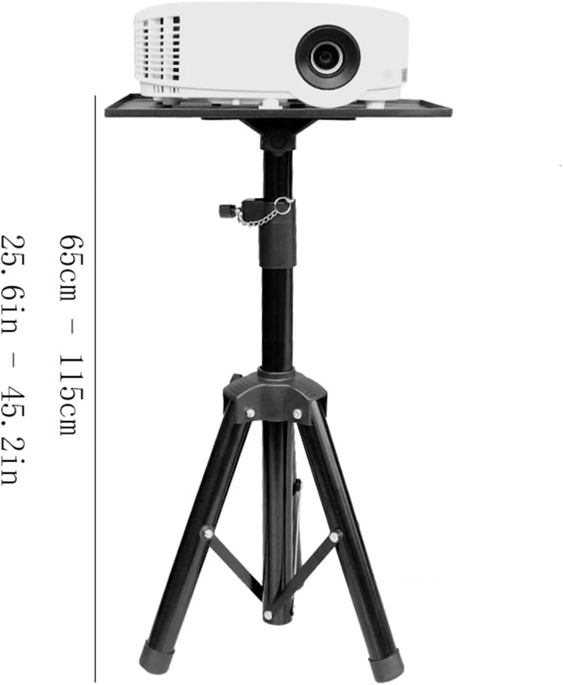 پایه پروژکتور سه پایه، پایه پروژکتور از کف تا سقف، سه پایه سنگین، قفسه پروژکتور مناسب اتاق نشیمن منزل، اتاق کنفرانس، پایه پروژکتور تلسکوپی جهانی P(B)