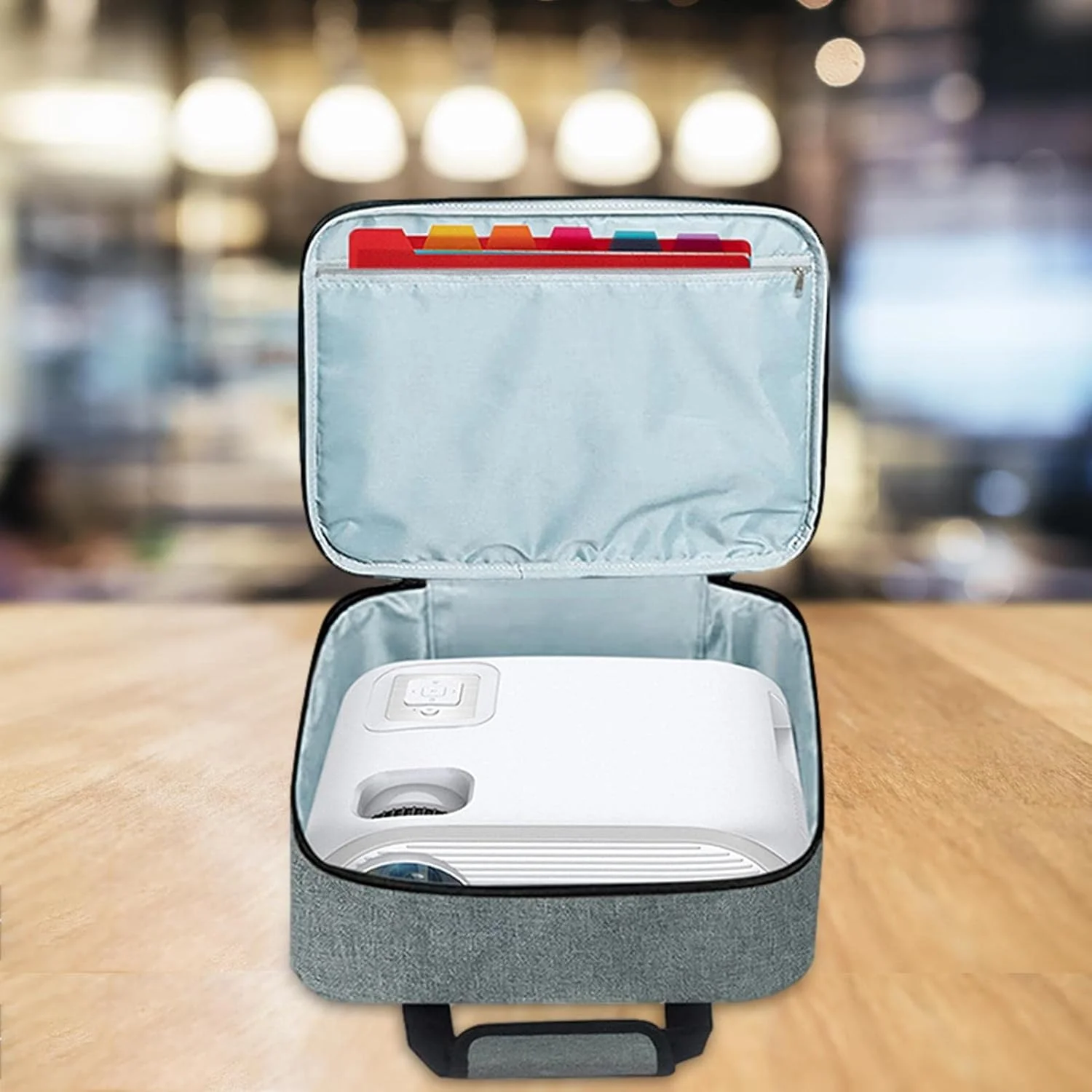 کیف حمل پروژکتور - کیف کوچک قابل حمل - کیف حمل پروژکتور بیرونی با بند شانه ای جداشدنی