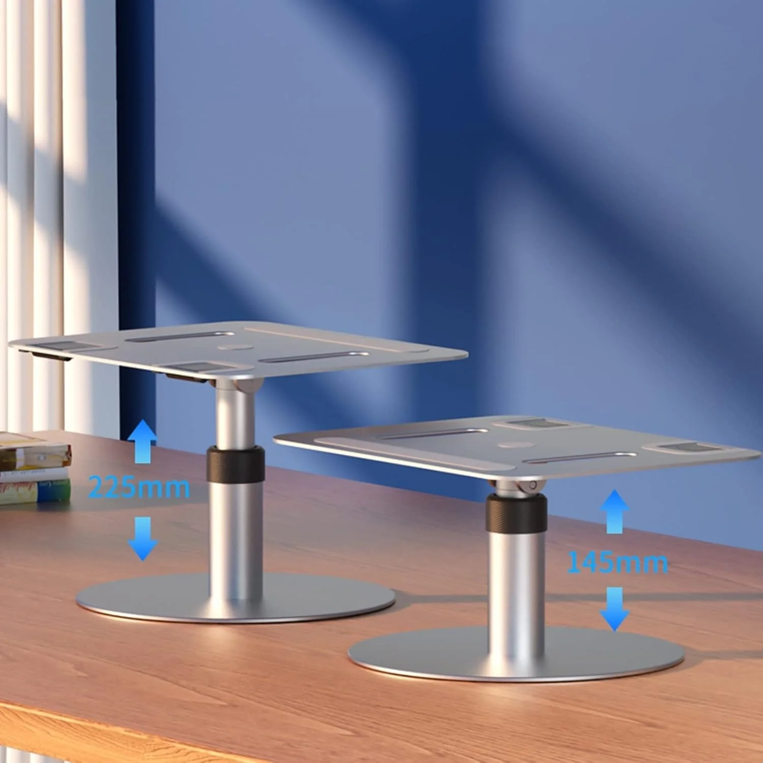 پایه رومیزی پروژکتور، پایه پروژکتور جهانی مناسب برای دفاتر، با قابلیت جمع شدن، تنظیم ارتفاع و دارای سینی نگهدارنده (مدل A)