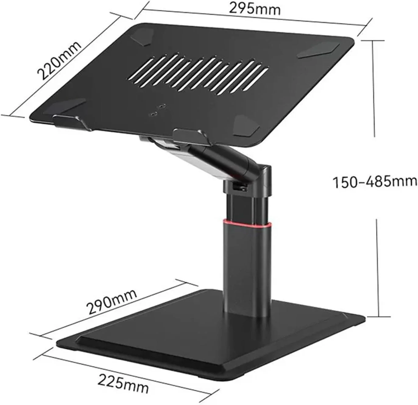 پایه رومیزی پروژکتور جهانی، پایه نگهدارنده پروژکتور با قابلیت تنظیم ارتفاع، مناسب برای پروژکتورهای رومیزی اداری و خانگی