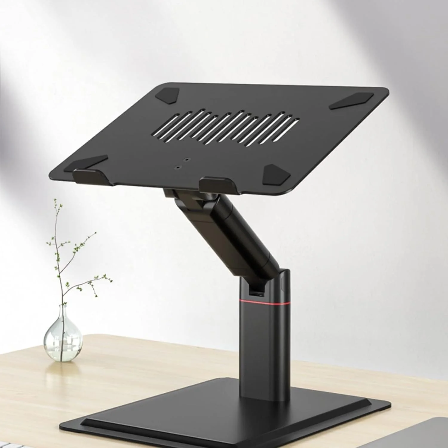 پایه رومیزی پروژکتور جهانی، پایه نگهدارنده پروژکتور با قابلیت تنظیم ارتفاع، مناسب برای پروژکتورهای رومیزی اداری و خانگی