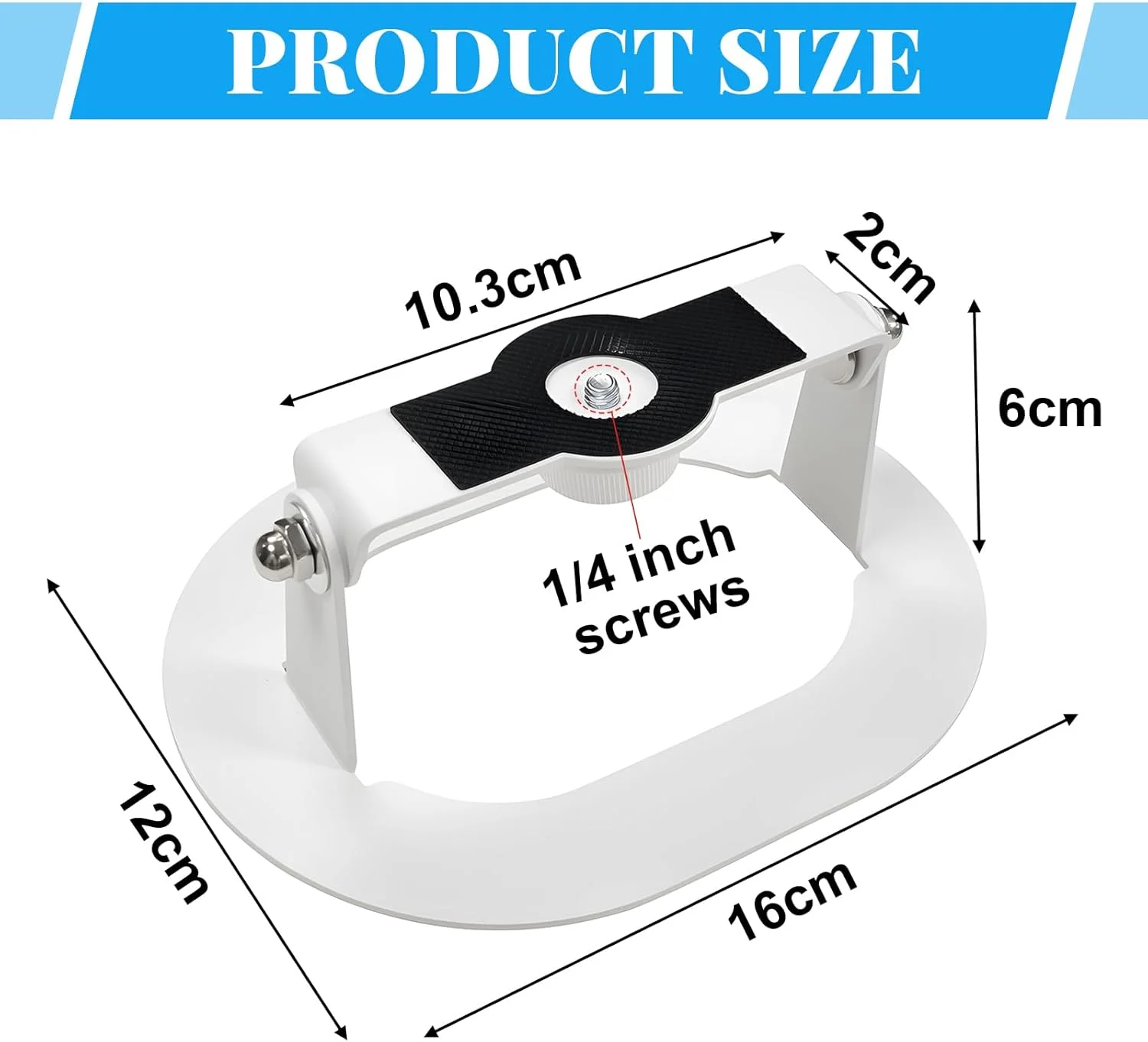 پایه پروژکتور، هولدر پروژکتور با سوراخ های پیچی 1/4 اینچی، سه پایه قابل حمل و جهانی با قابلیت تنظیم آزادانه زاویه پروژکتور، مناسب برای میز