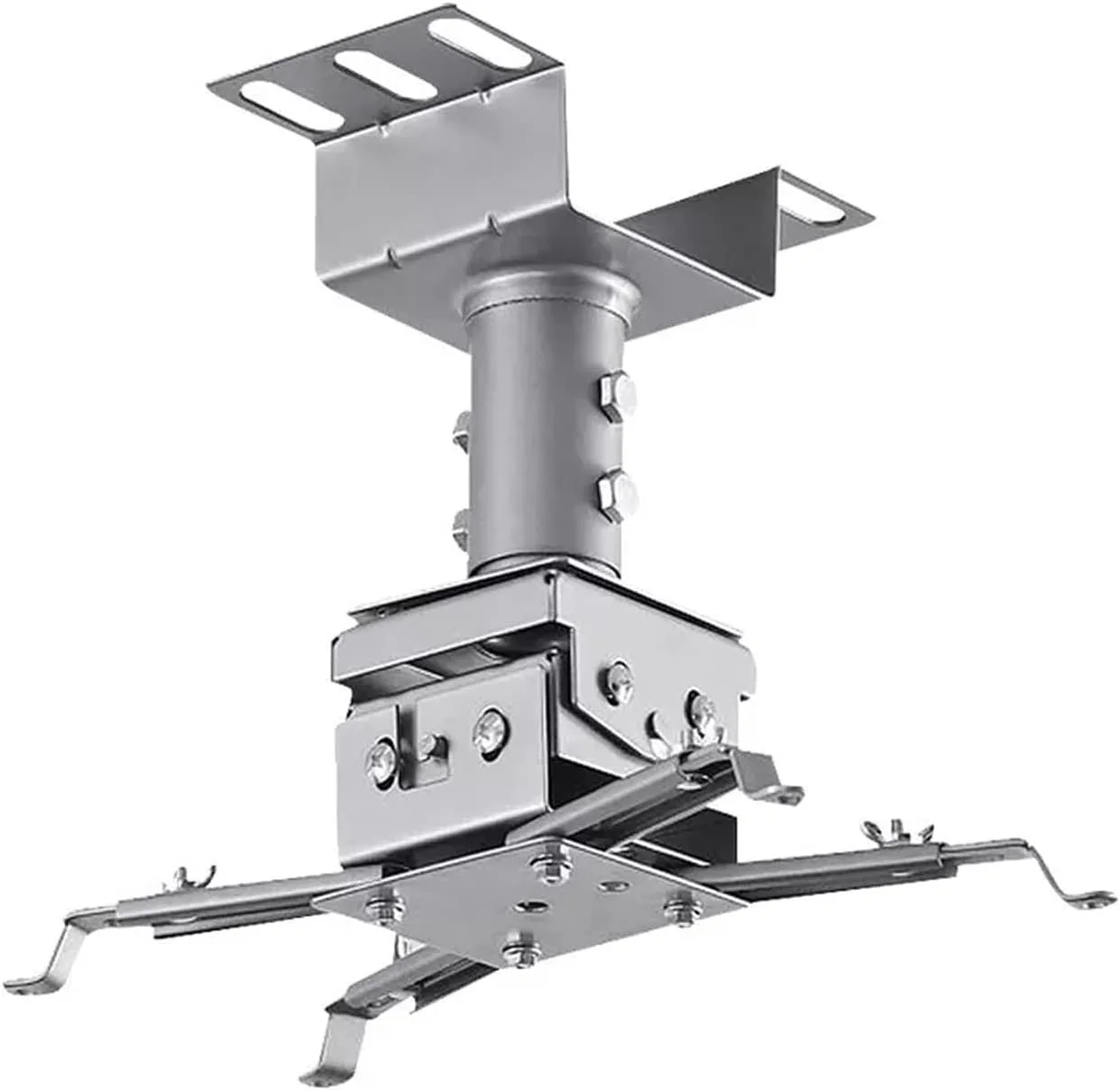 پایه پروژکتور، پایه نصب پروژکتور، پایه پروژکتور جهانی، نوع آویز، نصب دیواری، آویز جمع شونده جهانی، براکت بالابر ثابت، پایه قابل تنظیم پروژکتور سقفی جهانی خانگی